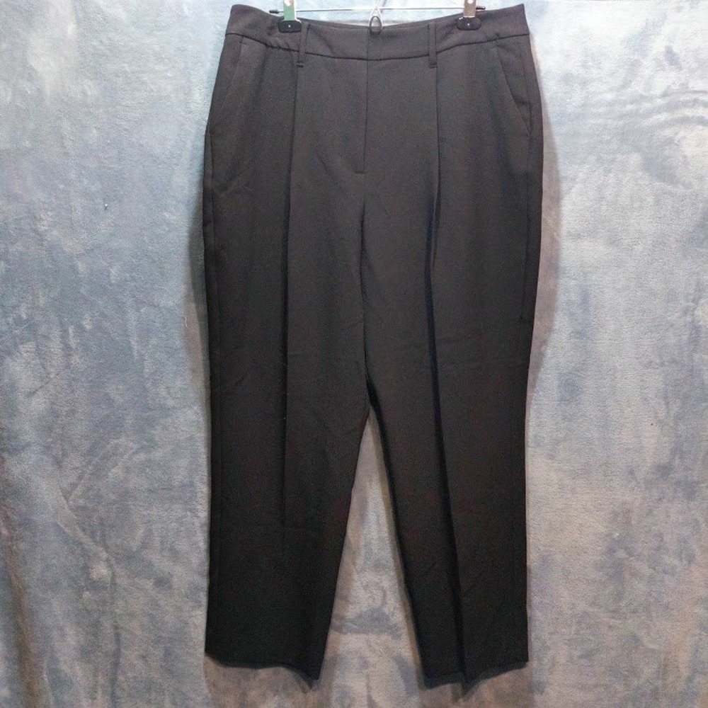 Nine West Womens Black Straight Leg Dress Pants Trousers Size 18 Business Wear